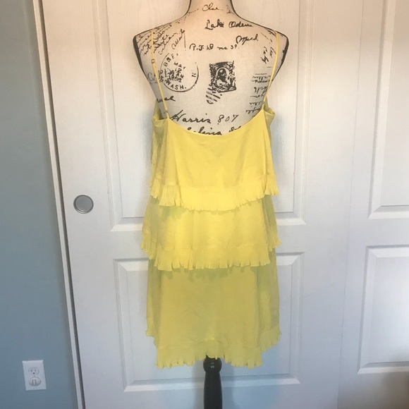 BCBG Maxazria Silk tiered layered dress NWT medium - Picture 5 of 6